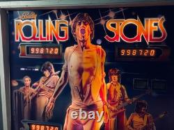 RARE Machine à sous des Rolling Stones de 1980 par Bally