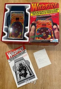 RARE jeu de flipper électronique PALITOY WILDFIRE de 1979, en boîte