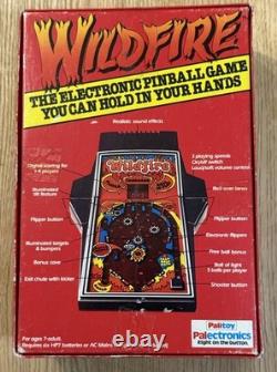 RARE jeu de flipper électronique PALITOY WILDFIRE de 1979, en boîte
