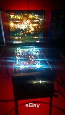 Rare Classique De Bell Pinball Piscine (bally Eight Ball Deluxe) 1983 Flipper