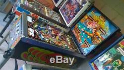 Rare Classique De Bell Pinball Piscine (bally Eight Ball Deluxe) 1983 Flipper