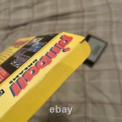 Rêves de flipper Snes Super Nintendo Boîte avec manuel et envoyé dans un protecteur de boîte