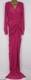 Rhea Costa Robe Longue En Tulle De Soie Namira Pour Femme, Taille It44/uk10, Fuchsia Ib