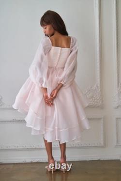 Robe Bustle Angel Pastel Rose Selkie Blush S/M