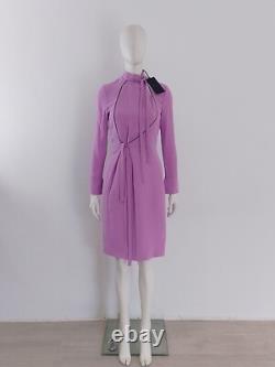 Robe 'Cady' BNWT Shanghai Tang Taille UK 8 10 EU 36 38 Rose Midi à Ceinture £1065