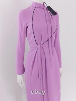 Robe 'Cady' BNWT Shanghai Tang Taille UK 8 10 EU 36 38 Rose Midi à Ceinture £1065
