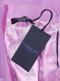 Robe 'Cady' BNWT Shanghai Tang Taille UK 8 10 EU 36 38 Rose Midi à Ceinture £1065