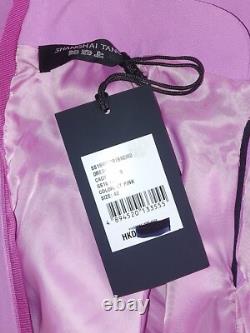 Robe 'Cady' BNWT Shanghai Tang Taille UK 8 10 EU 36 38 Rose Midi à Ceinture £1065