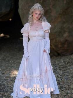 Robe Selkie Pink Puff taille XS portée une seule fois pour des photos, 100 % coton