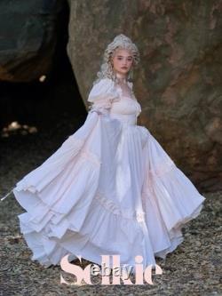 Robe Selkie Pink Puff taille XS portée une seule fois pour des photos, 100 % coton