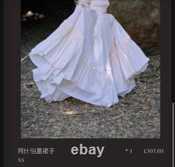 Robe Selkie Pink Puff taille XS portée une seule fois pour des photos, 100 % coton