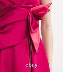 Robe à taille nouée fleurie Talbot Runhof