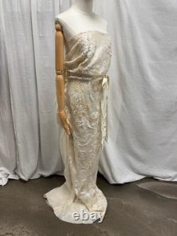 Robe colonne Champagne Bloom