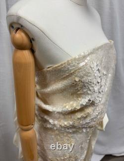 Robe colonne Champagne Bloom