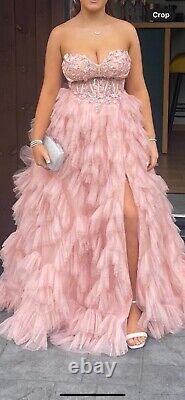 Robe d'occasion rose blush