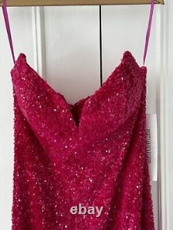 Robe de bal en sequins rose vif pour concours de taille 10 Portia And Scarlett PS21208