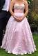 Robe De Bal/robe De Soirée Rose, Taille 8-10, Style Princesse, Sans Bretelles/cœur