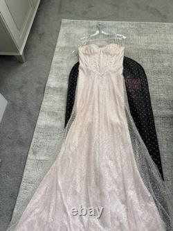 Robe de bal rose pastel