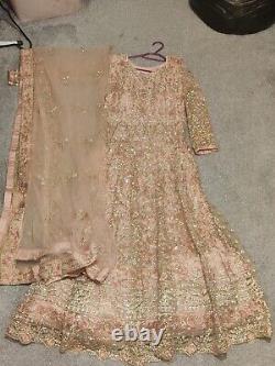 Robe de mariée asiatique pakistanaise/indienne rose