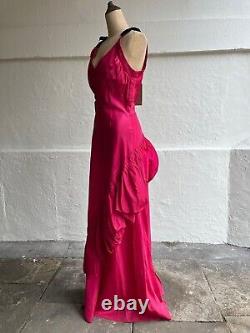 Robe de soirée de haute couture Elsie Michaels Rose Taille 8/10 Environ