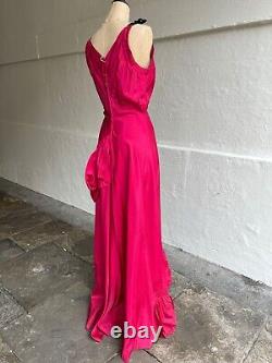 Robe de soirée de haute couture Elsie Michaels Rose Taille 8/10 Environ