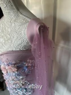 Robe embellie rose perle Carty pour une occasion spéciale