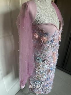 Robe embellie rose perle Carty pour une occasion spéciale