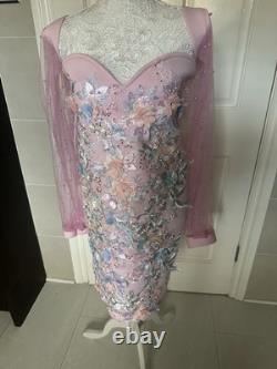 Robe embellie rose perle Carty pour une occasion spéciale