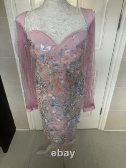 Robe embellie rose perle Carty pour une occasion spéciale