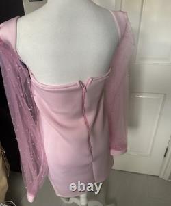 Robe embellie rose perle Carty pour une occasion spéciale