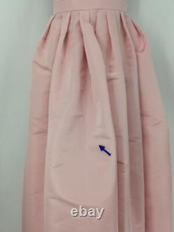 Robe en faille de soie plissée Alexander McQueen Femme IT38 UK6 Rose Glacé Prix de vente conseillé 3200£