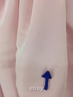 Robe en faille de soie plissée Alexander McQueen Femme IT38 UK6 Rose Glacé Prix de vente conseillé 3200£