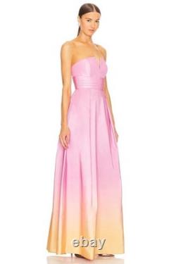 Robe longue ombrée rose et jaune Bambina de Rebecca Vallance taille 12