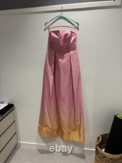 Robe longue ombrée rose et jaune Bambina de Rebecca Vallance taille 12