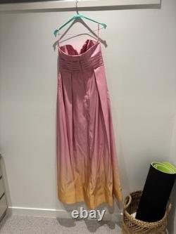 Robe longue ombrée rose et jaune Bambina de Rebecca Vallance taille 12