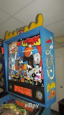 Rocky & Bullwinkle Pinball Arcade Machine Data East. Ampoules À Led Kit. Bateau Gratuit