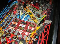 Rollergames Arcade Pinball Machine Williams 1990 (led Sur Mesure)