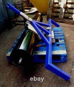 Rouleau de champ de 4 ft. pour terrain agricole, attelage à boule pour tracteur, tirage au sol, diamètre de 16 pouces