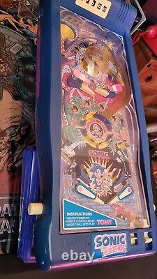 SONIC LE HÉRISSON SUPERSONIC PINBALL Jouet de collection vintage 1992 Tomy