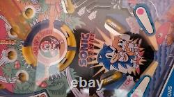 SONIC LE HÉRISSON SUPERSONIC PINBALL Jouet de collection vintage 1992 Tomy