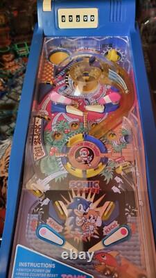 SONIC LE HÉRISSON SUPERSONIC PINBALL Jouet de collection vintage 1992 Tomy