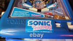 SONIC LE HÉRISSON SUPERSONIC PINBALL Jouet de collection vintage 1992 Tomy