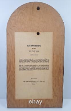 Sac à jeu Big Star Lindstroms Bagatelle vintage des années 30, fabriqué aux États-Unis, flipper de table n° 597