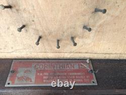 Sac de maître Corinthian 21T Jeu Vintage Bagatelle en bois comme flipper Rare