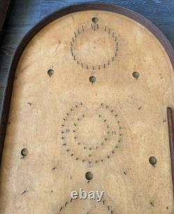Sac de maître Corinthian 21T Jeu Vintage Bagatelle en bois comme flipper Rare