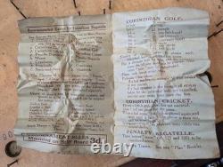 Sac de maître Corinthian 21T Jeu Vintage Bagatelle en bois comme flipper Rare