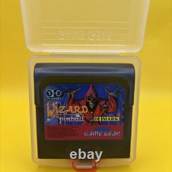 Sega Game Gear Wizard Pinball ULTRA Rare Boîtier Super Jeu Génial