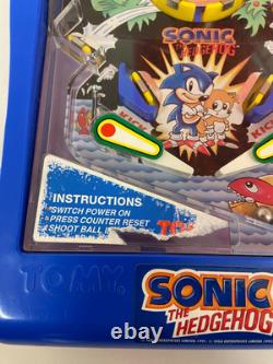 Sonic le Hérisson Machine à flipper Supersonic 1992 Vintage Fonctionnant à piles Rare