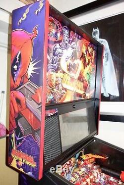 Stern 2018 Deadpool Pro Arcade Flipper À La Maison Réservé Aux Utilisateurs Excellent État