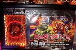 Stern 2018 Machine À Flipper Arcade En Édition Limitée Iron Maiden Uniquement 500